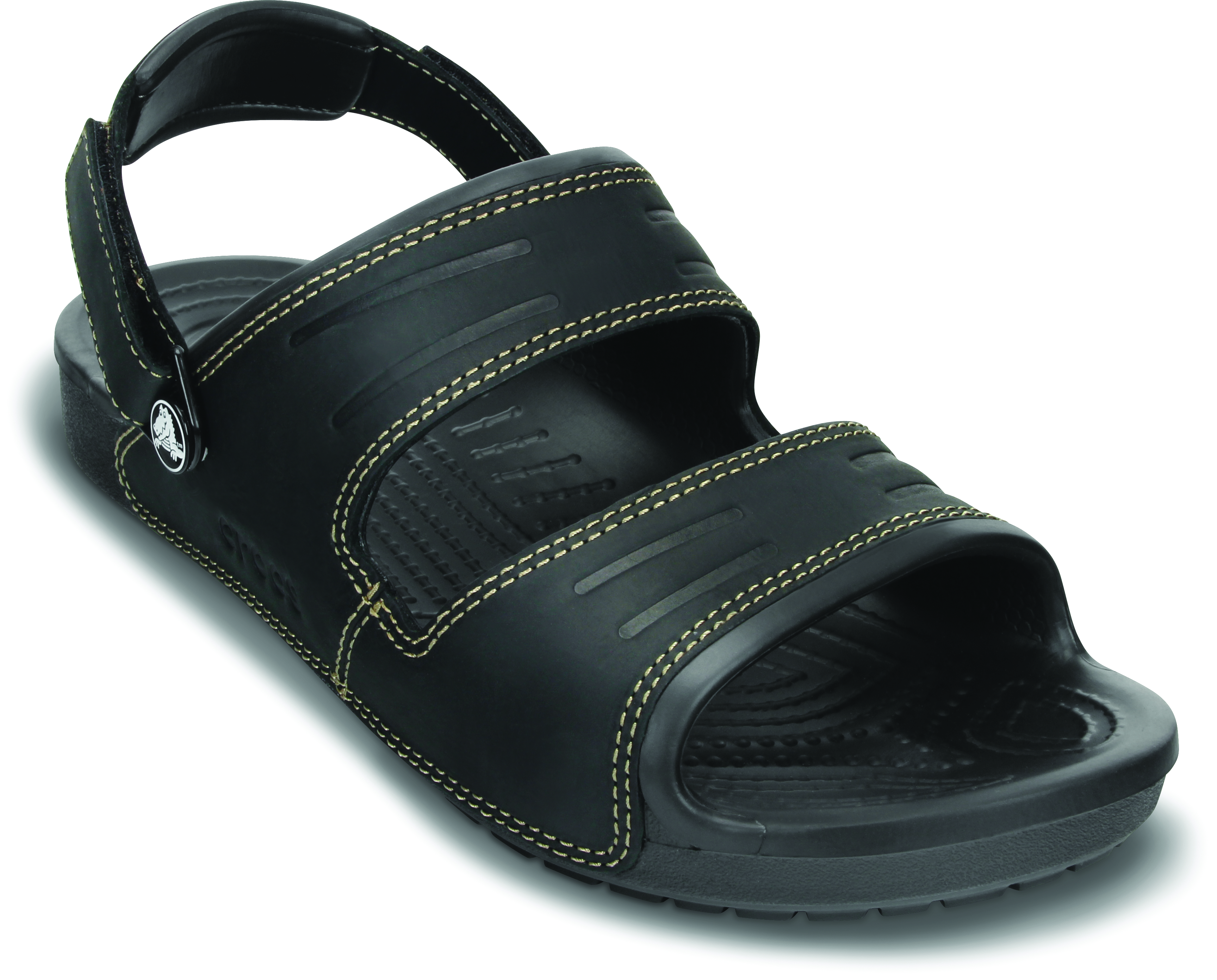 14325-060–ANGLE–Yukon_Two-strap_Sandal_Men–Black-Black | Pic 'N' Pay Shoes
